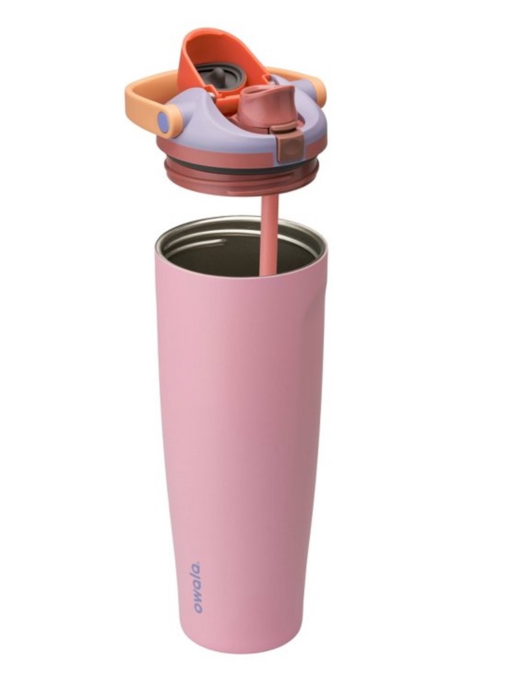 owala Pink Insulated Travel Bottle with Flip Lid - Picture 5 of 6